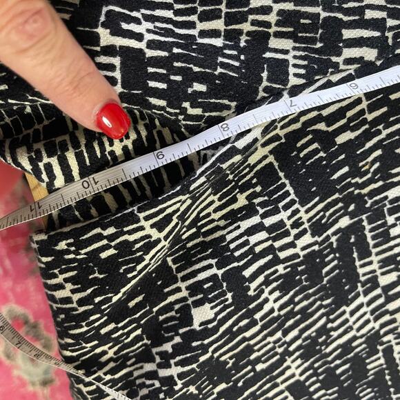 Chico's pants slacks trousers women's size small (vanity 0) white black classic - Picture 13 of 16